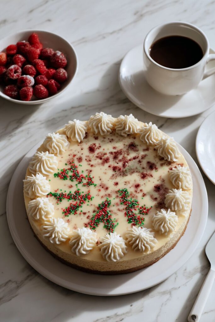 Christmas Cookie Cheesecake Recipe