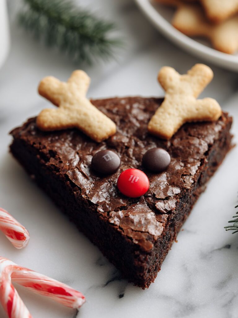 Christmas Reindeer Brownies Recipe