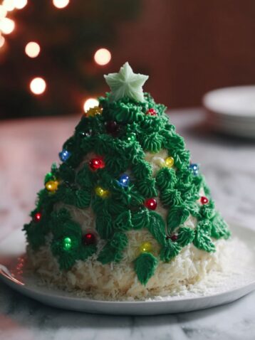 Christmas Tree Cake Recipe