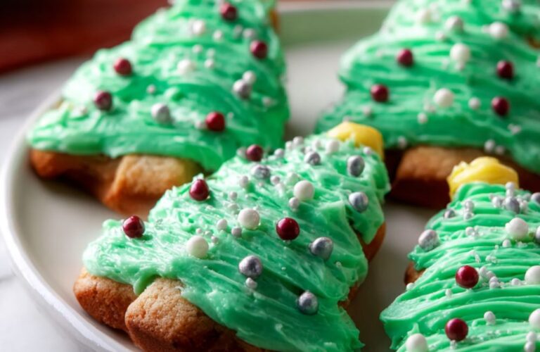 Cinnamon Roll Christmas Trees Recipe