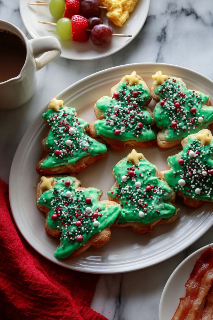 Cinnamon Roll Christmas Trees Recipe
