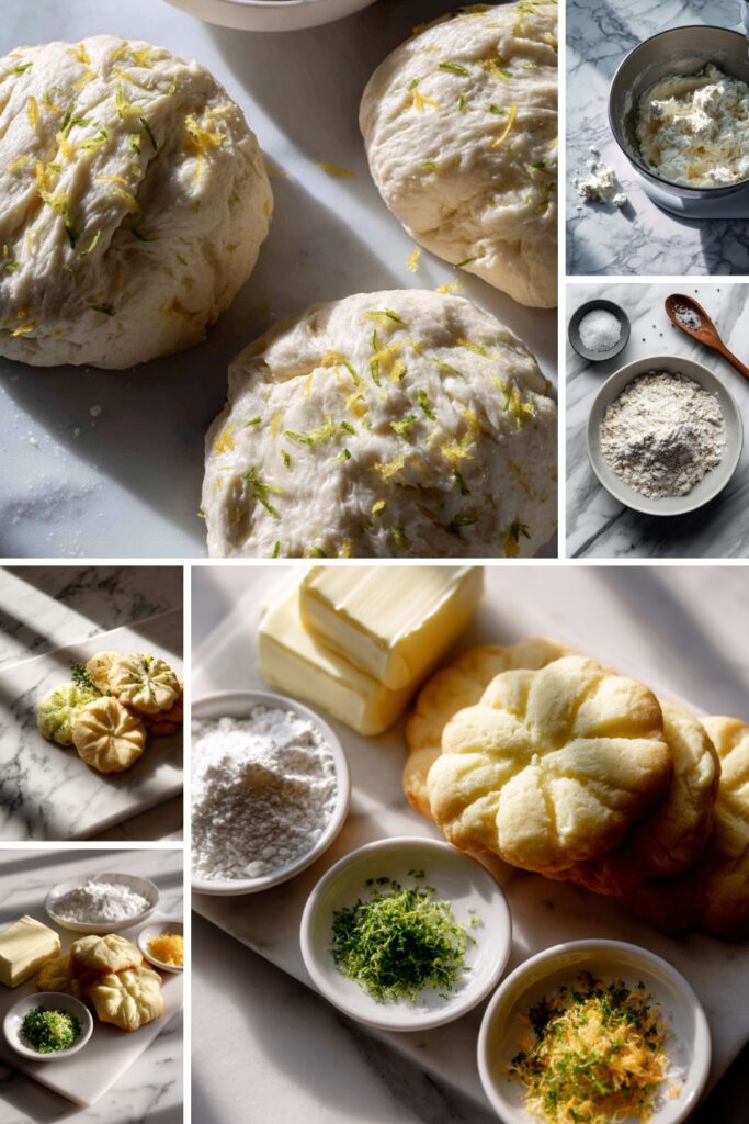 Citrus Trio Butter Dipping Cookies Recipe
