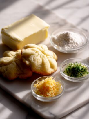 Citrus Trio Butter Dipping Cookies Recipe