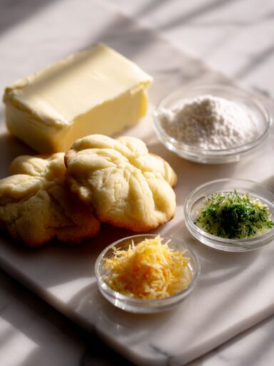 Citrus Trio Butter Dipping Cookies Recipe