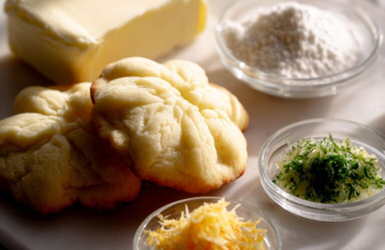 Citrus Trio Butter Dipping Cookies Recipe