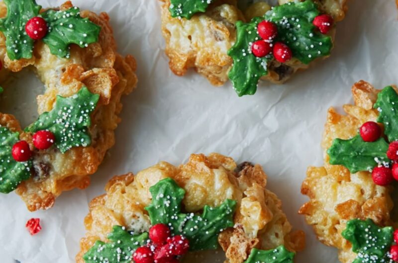 Cornflake Christmas Wreaths Recipe
