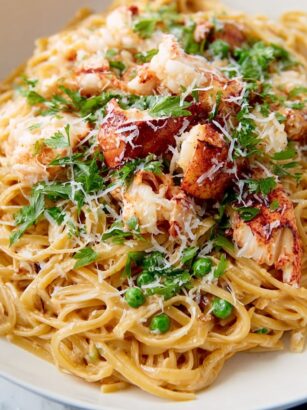 Creamy Lobster Linguine Recipe