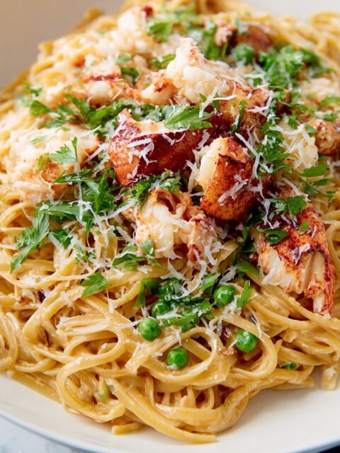 Creamy Lobster Linguine Recipe