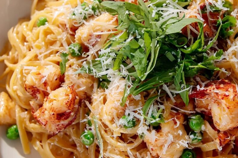 Creamy Lobster Linguine Recipe