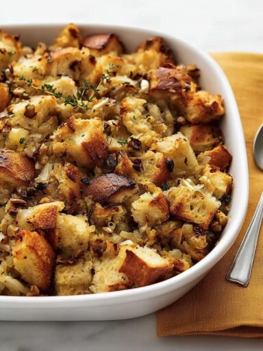 Fennel, Pear and Chestnut Stuffing Recipe