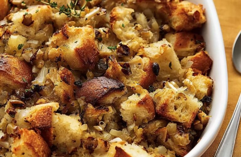 Fennel, Pear and Chestnut Stuffing Recipe