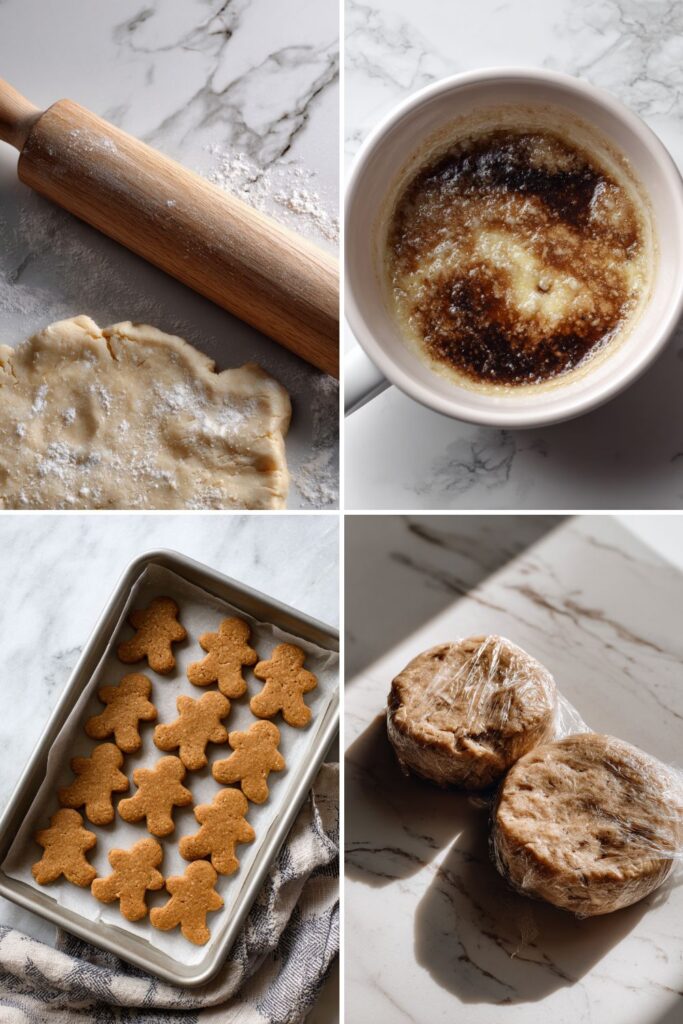Gingerbread People in Gingerbread Hot Chocolate Tubs Recipe