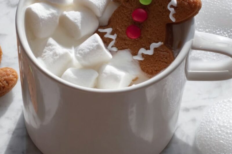 Gingerbread People in Gingerbread Hot Chocolate Tubs Recipe