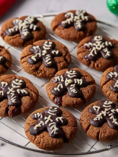 Gingerbread Thumbprint Cookies Recipe