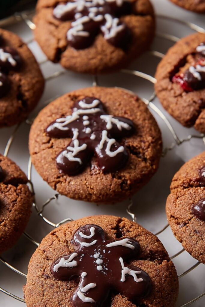Gingerbread Thumbprint Cookies Recipe