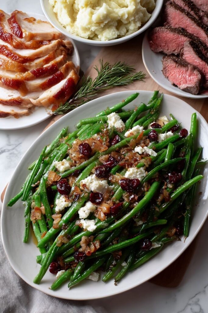 Green Beans with Warm Bacon Dressing Recipe