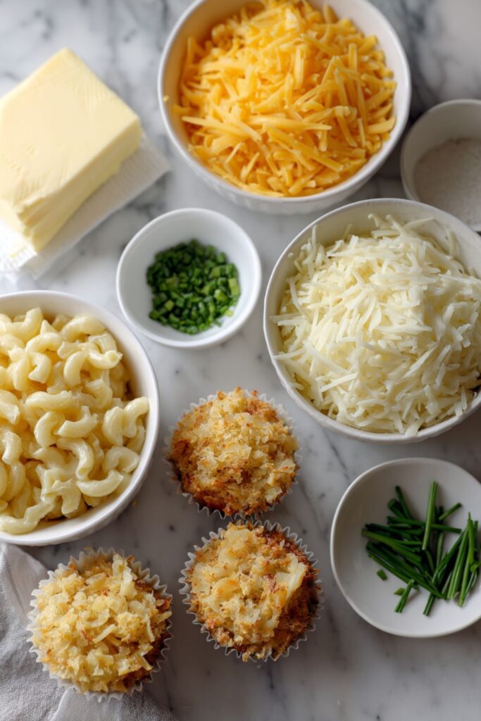 Hash Brown Mac and Cheese Cups Recipe