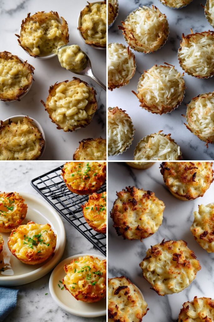 Hash Brown Mac and Cheese Cups Recipe