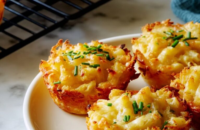 Hash Brown Mac and Cheese Cups Recipe