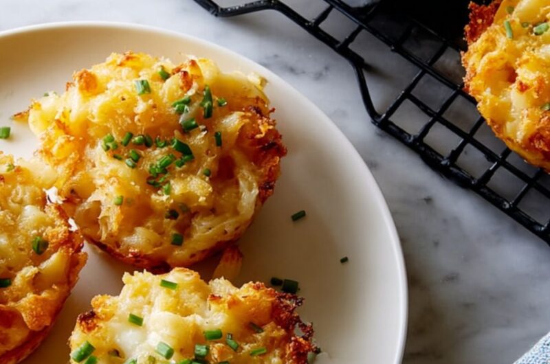 Hash Brown Mac and Cheese Cups Recipe