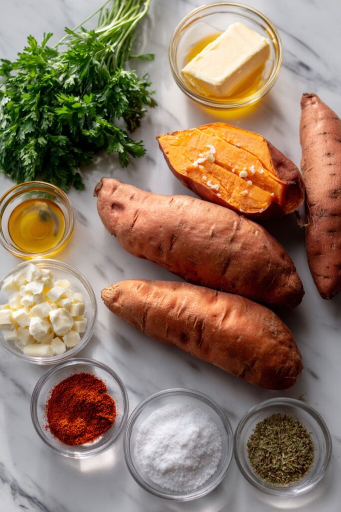 Hasselback Sweet Potatoes with Pistachio Crumble Recipe