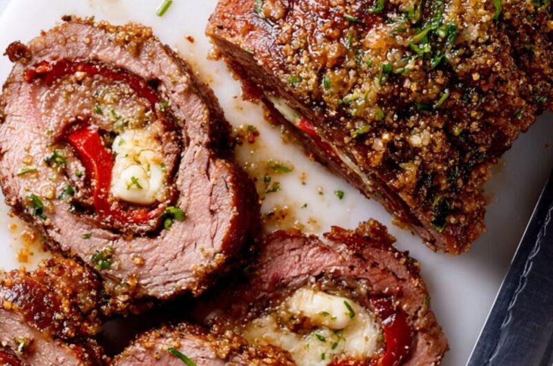 Horseradish-Crusted Steak Roulade Recipe