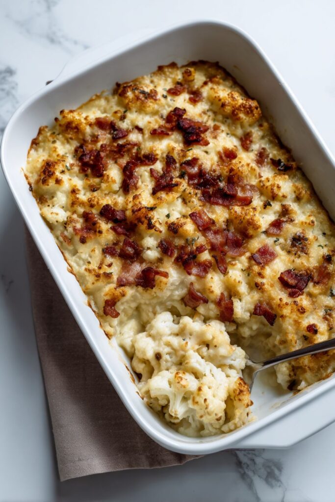 Keto "Cauliflower" Mock Casserole