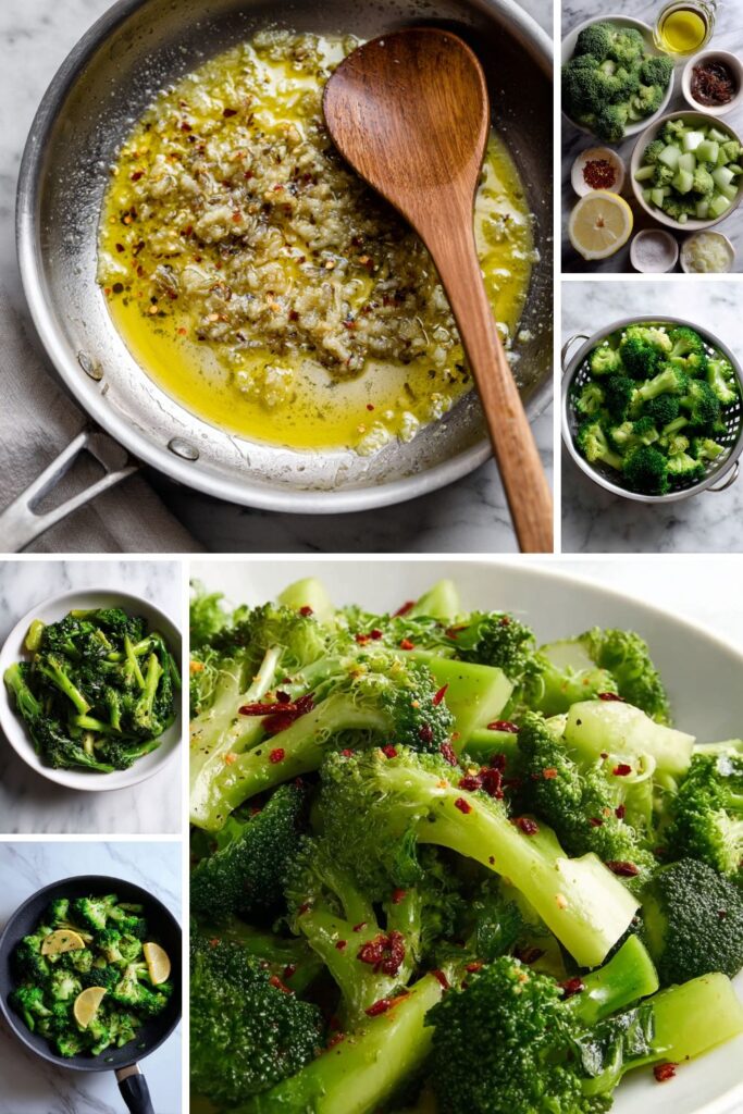Lemony Broccoli With Anchovies Recipe