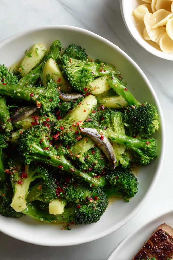 Lemony Broccoli With Anchovies Recipe