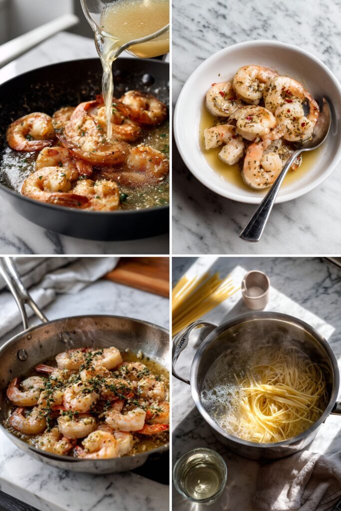 Lemony Shrimp Scampi Pasta Recipe