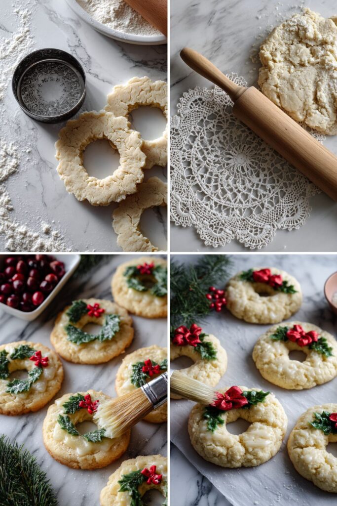 Linzer Doily Wreaths Recipe