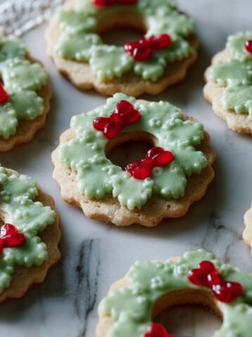 Linzer Doily Wreaths Recipe