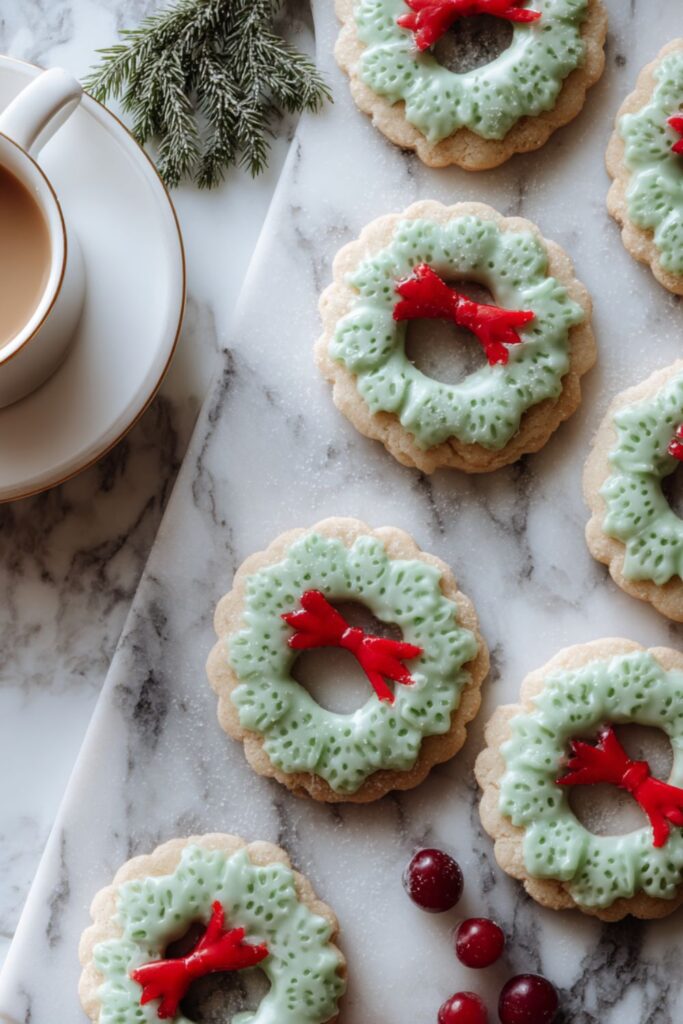 Linzer Doily Wreaths Recipe