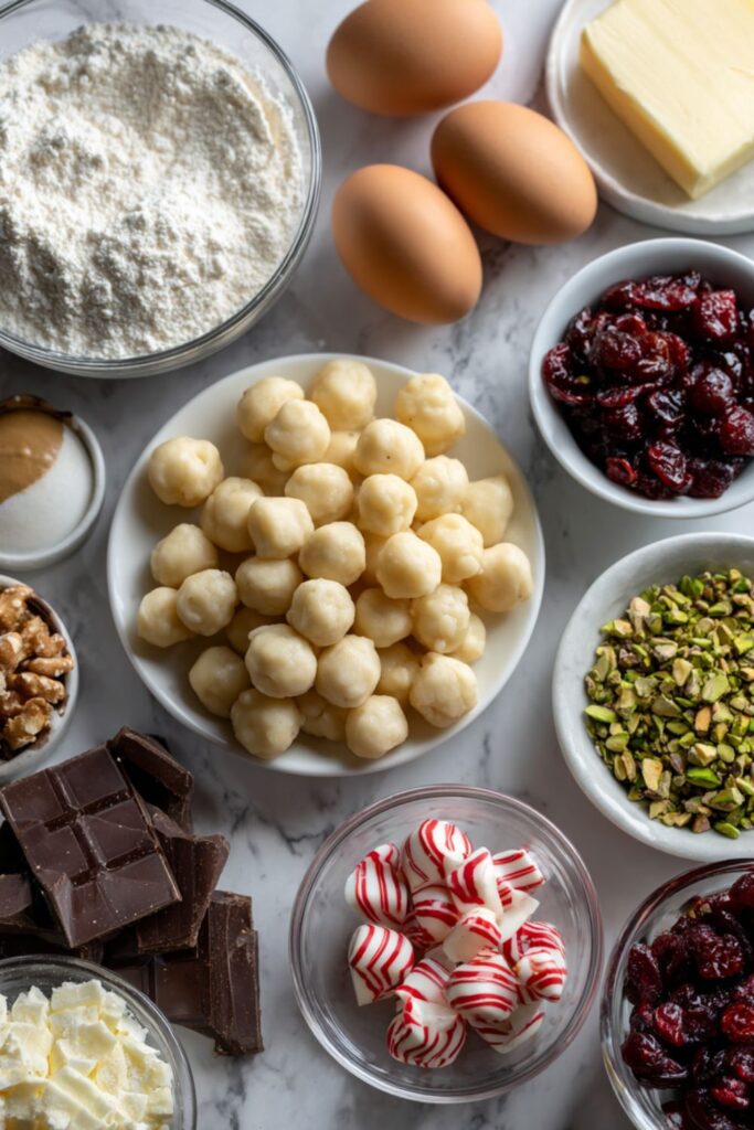 Macadamia-Almond Christmas Cookies Recipe