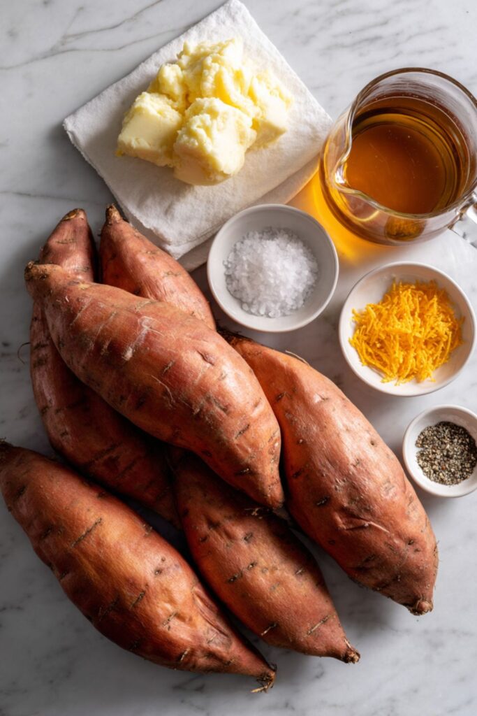 Maple Mashed Sweet Potatoes Recipe