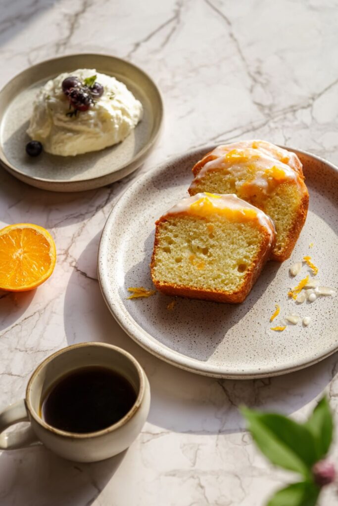 Orange-Olive Oil Mini Cakes with Citrus Glaze Recipe