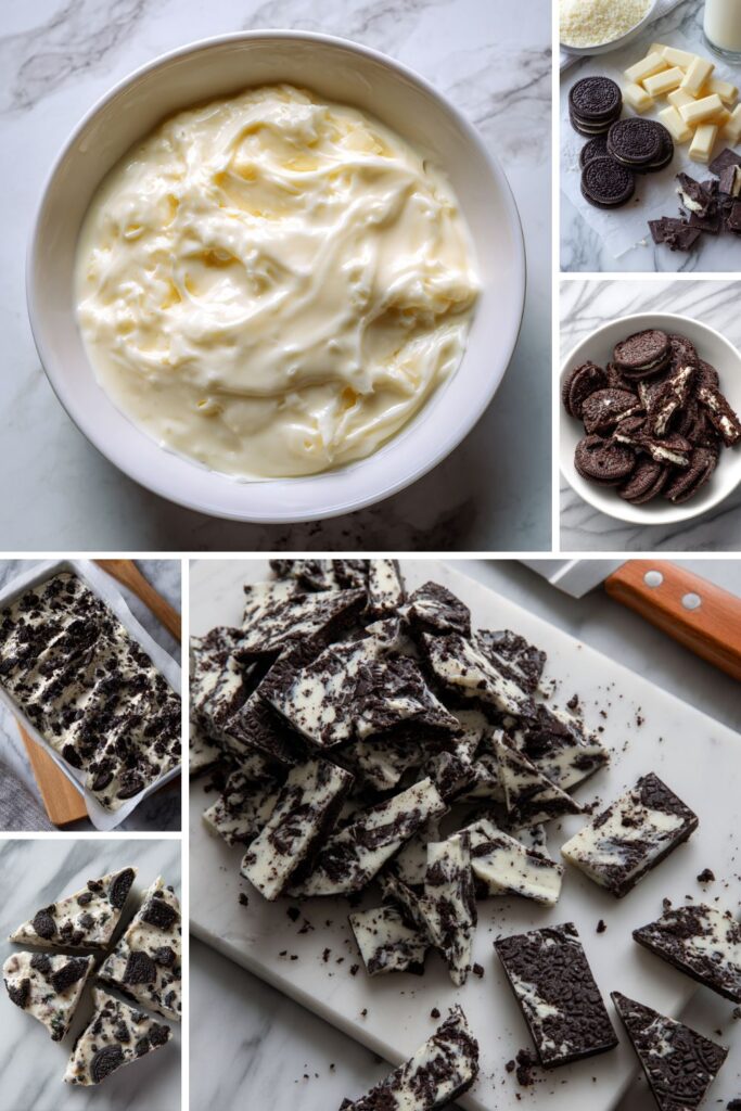 Oreo Cookie Bark Recipe