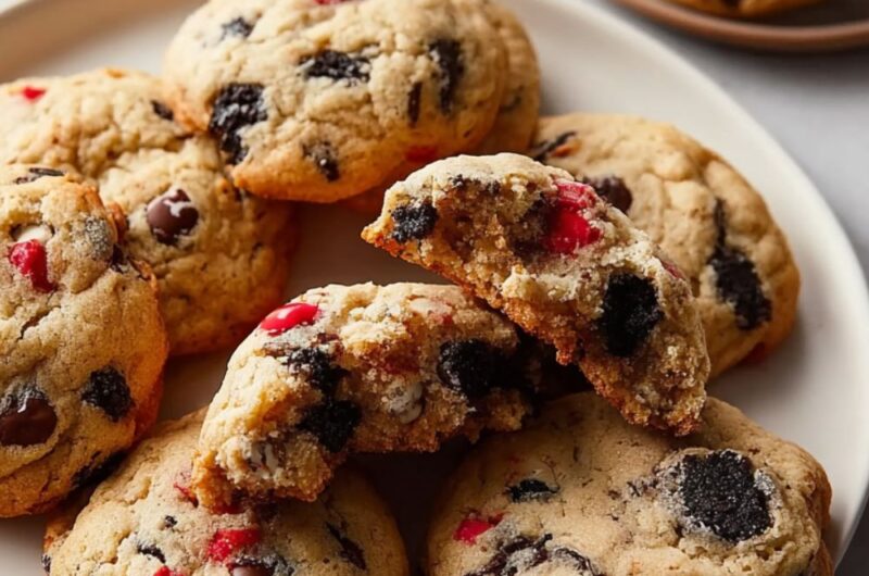 Peppermint Cookies-and-Cream Cookies Recipe
