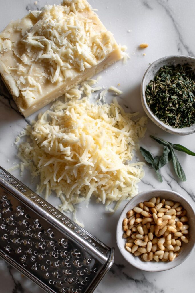 Pine Nut Cheese Crisps Recipe