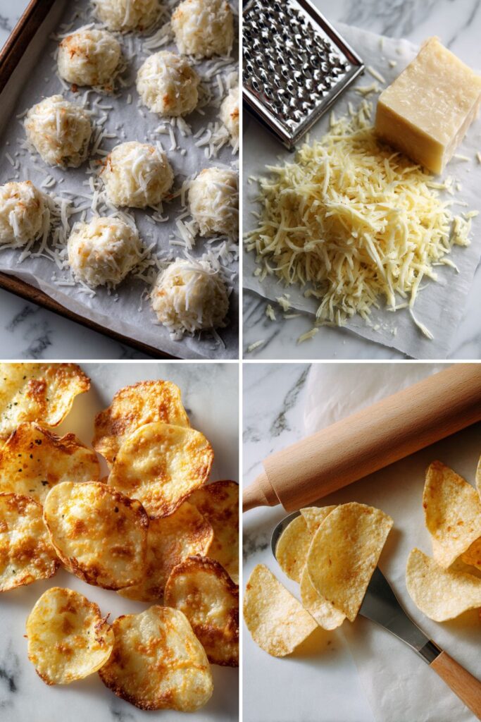 Pine Nut Cheese Crisps Recipe