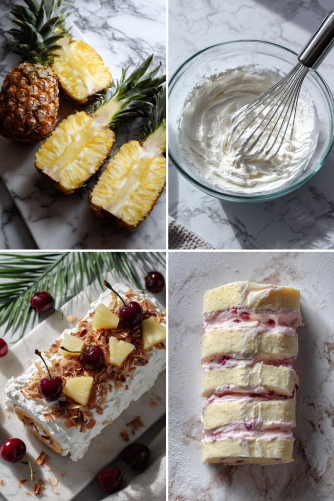 Pineapple Cake Roll Recipe