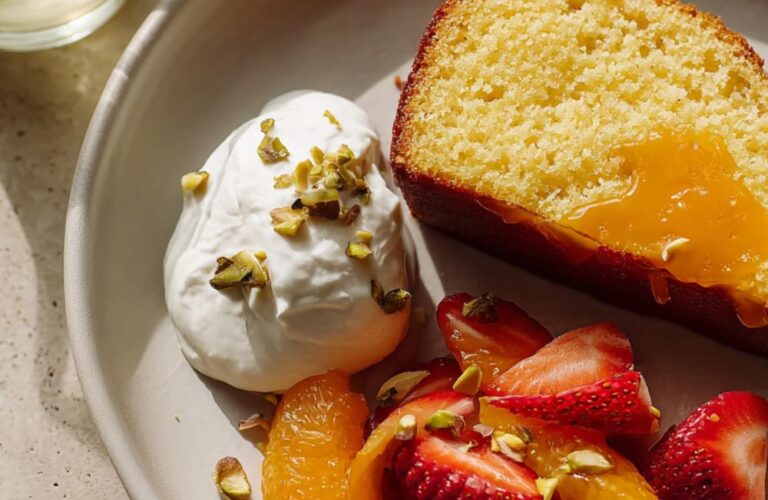 Orange-Olive Oil Semolina Cake Recipe