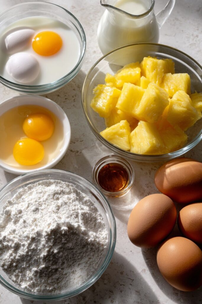 Pineapple Pudding Cakes Recipe