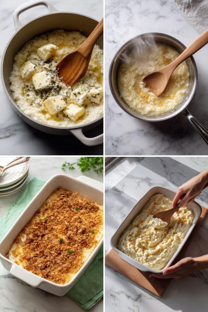 Garlic Grits Casserole Recipe