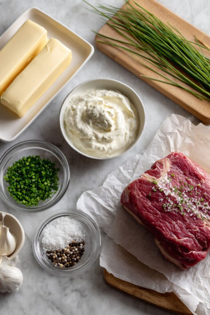Prime Rib with Horseradish Butter Recipe
