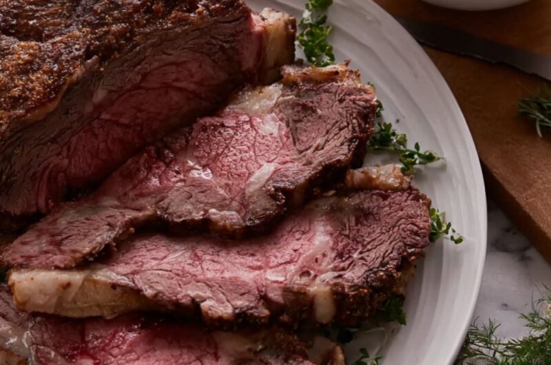 Prime Rib with Horseradish Butter Recipe