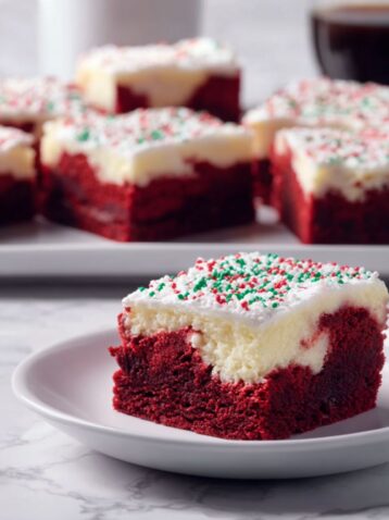 Red Velvet Ooey Gooey Bars Recipe