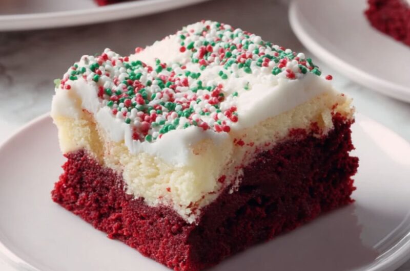 Red Velvet Ooey Gooey Bars Recipe