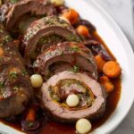 Smashed New Potatoes with Peas, Lemon, and Pearl Onions Recipe