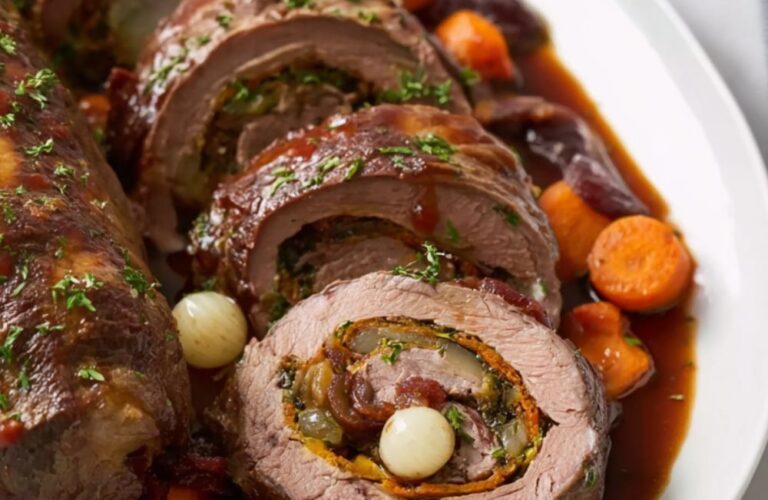 Red Wine-Braised Brisket Roulade Recipe